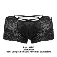 CandyMan 99745 Lace Trunks Color Black