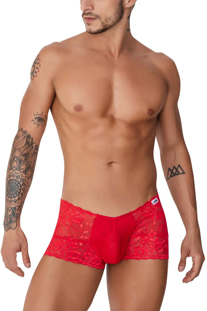 Candyman 99745 Trunks de encaje color rojo