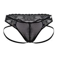 Candyman 99747 Lace Thongs Color Black