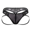 CandyMan 99747 Lace Thongs Color Black