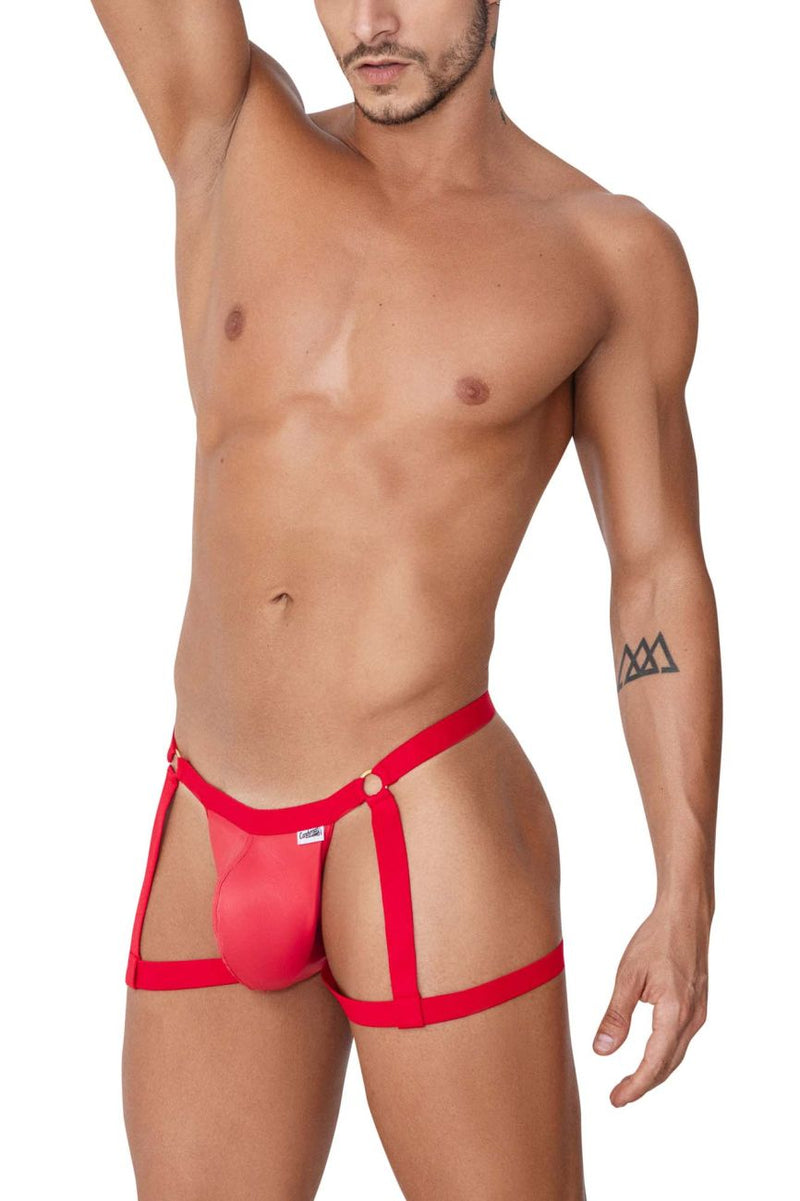 CandyMan 99749 Garter Jockstrap Color Red