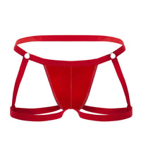 Candyman 99749 Garter Jockstrap Color Red