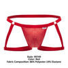 Candyman 99749 Garter Jockstrap Color Red