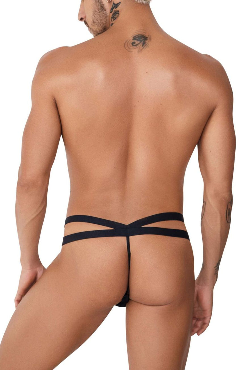 Candyman 99751 Microfibra G-String Color Negro