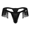 Candyman 99754 Fringe Thongs Color Black