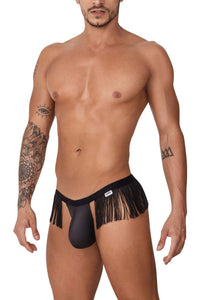 Candyman 99754 Fringe Thongs Color Black