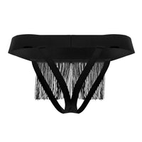 Candyman 99755 Color de tangas Fringe Negro