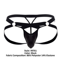 Candyman 99761 Jock G-string couleur noir