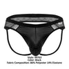 CandyMan 99763 Lace Jockstrap Color Black