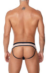 CandyMan 99763 Lace Jockstrap Color Nude-Black