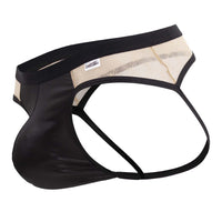 Candyman 99763 encaje color jockstrap nude-negro