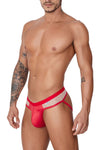 Candyman 99763 en dentelle jockstrap cool nude-red