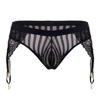 Candyman 99766 Garter tangas color negro