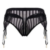 Candyman 99766 Garter tangas color negro