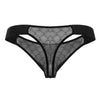 Candyman 99771 Mesh Thongs Color Black