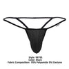 CandyMan 99795 Mesh G-String Thongs Color Black