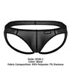 Intelligent 0536-1 kroma jockstrap coloride noir