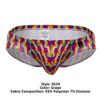 Clever 0559-1 Pride Briefs Color Grape