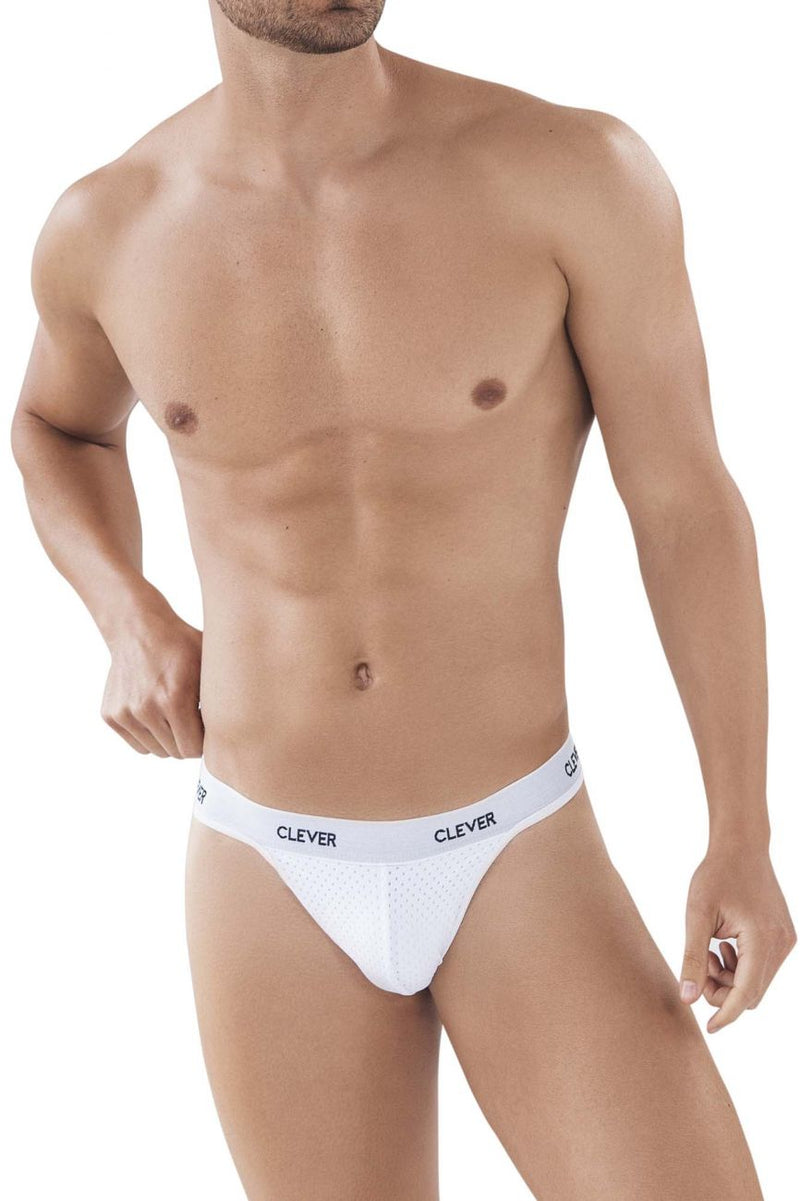 Inteligente 0876 thongs de lujuria color blanco