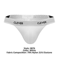 Inteligente 0876 thongs de lujuria color blanco