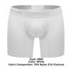 Intelligent 0885 Match Boxer Briefs Couleur blanc