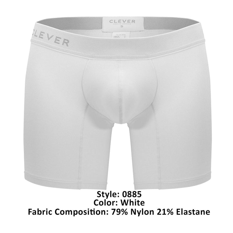 Intelligent 0885 Match Boxer Briefs Couleur blanc