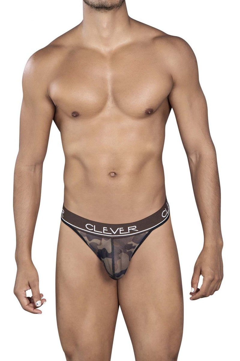 Intelligent 0919 Nation Star Thongs Color Brown