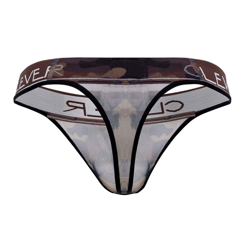 Intelligent 0919 Nation Star Thongs Color Brown