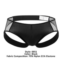 Inteligente 0951 color jockstrap primal negro