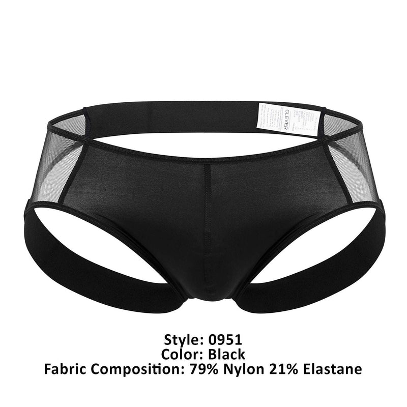 Inteligente 0951 color jockstrap primal negro