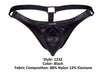 Color 1232 Karma G-string couleur noir