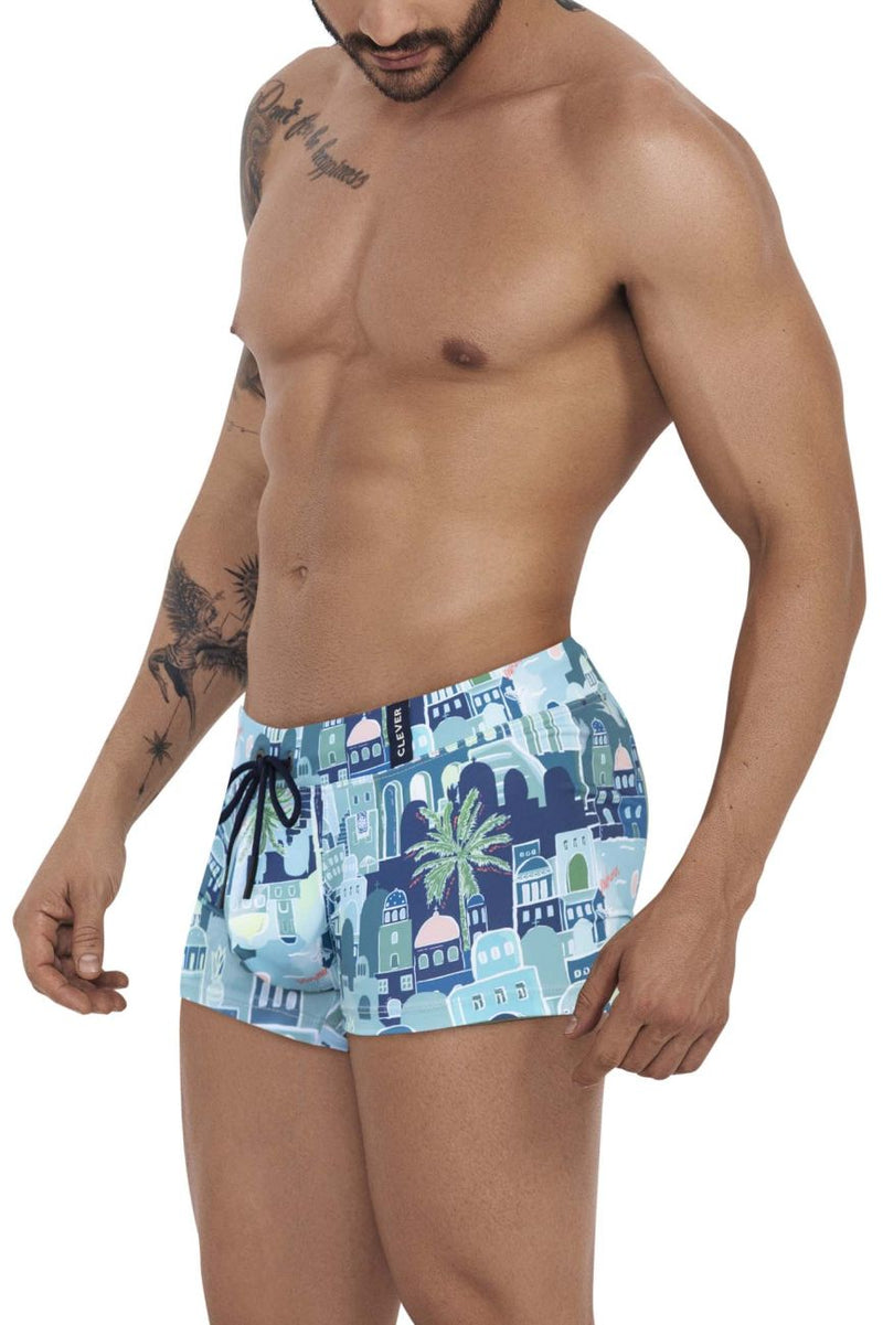 Inteligente 1253 Cassiel Swim Trunks color azul