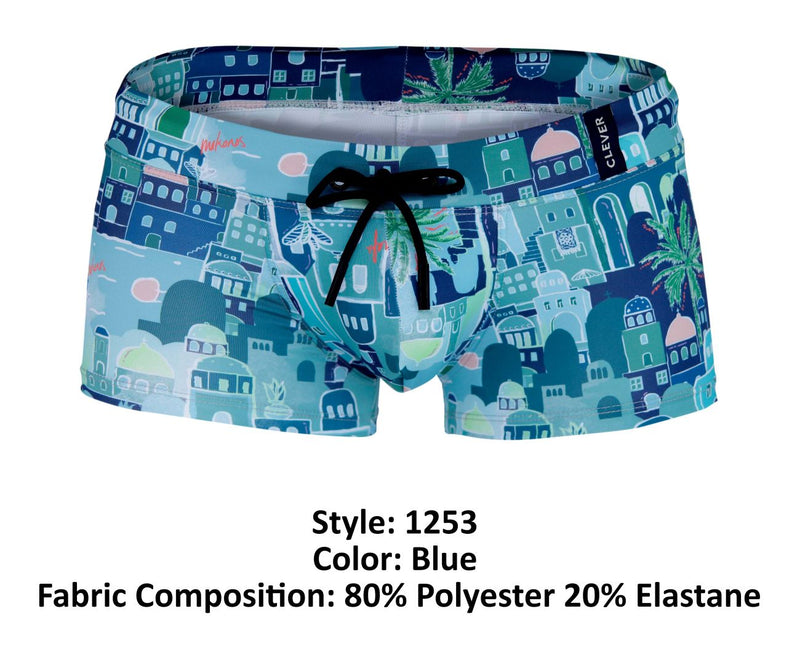 Intelligent 1253 Cassiel Swim Trunks Color bleu