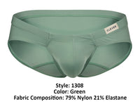 Increíble 1308 Tribu Briefs Color verde