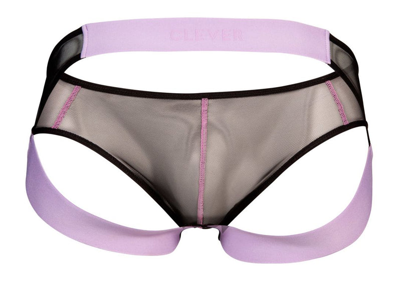 Intelligent 1314 Couleur de jockstrap de bouchée noir