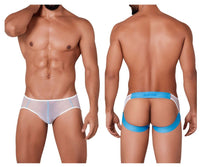 Inteligente 1314 Color Jockstrap de presentimiento blanco