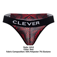 Clever 1414 Flow Thongs Color Red