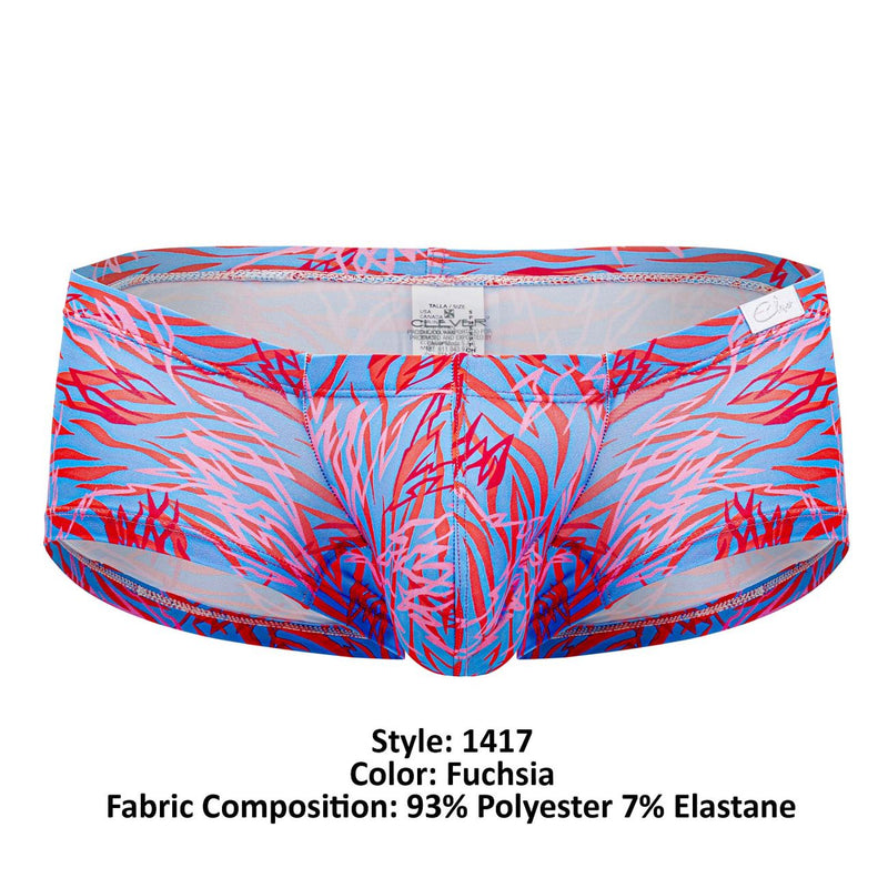 Clever 1417 Descent Trunks Color Fuchsia