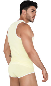 Intelligent 1510 Tethis Tank Top Color Yellow