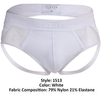 Intelligent 1513 Color de jockstrap caspien blanc