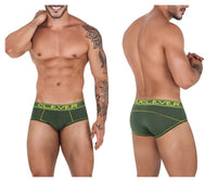 Clair 1527 Briefs du détroit couleur verte