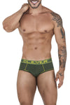 Clair 1527 Briefs du détroit couleur verte