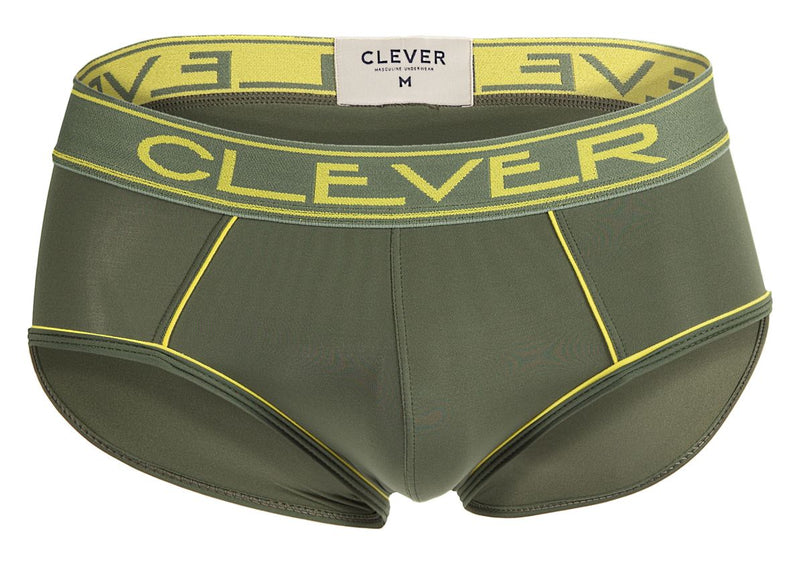 Clair 1527 Briefs du détroit couleur verte