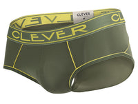 Clair 1527 Briefs du détroit couleur verte