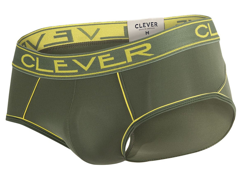 Clair 1527 Briefs du détroit couleur verte