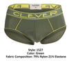 Clair 1527 Briefs du détroit couleur verte