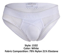 Intelligent 1532 Swirl Briefs Color blanc