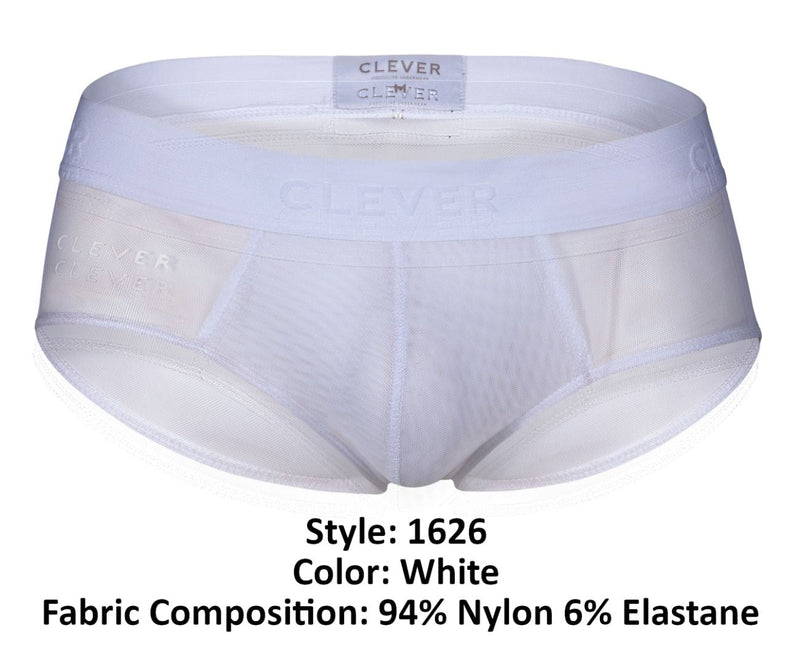 Intelligent 1626 Yin Yang Briefs Color blanc