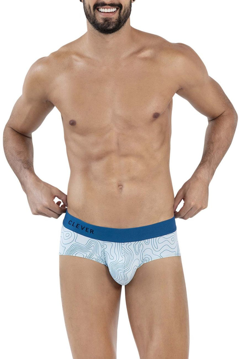 Intelligent 1641 Briefs emphatiques Color bleu