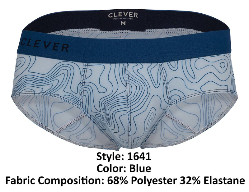 Intelligent 1641 Briefs emphatiques Color bleu